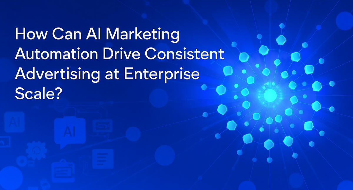 Enterprise marketing team implementing AI marketing automation for personalized advertising strategies