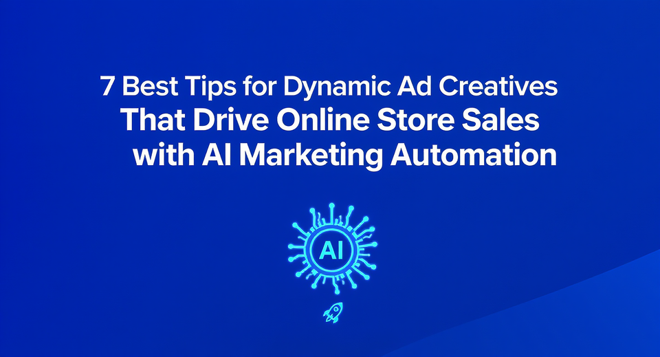 7 Best Tips for Dynamic Ad Creatives That Drive Online Store Sales